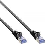 InLine 4043718236299 hálózati kábel Fekete 0, 5 M Cat6a U/FTP (STP) (71855S) (71855S)