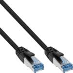InLine B-76802S hálózati kábel Fekete 2 M Cat6a S/FTP (S-STP) (B-76802S) (B-76802S)
