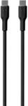 SBS Puro USB-A apa - USB-C apa Adat és töltő kábel - fekete (1, 5m) (PUUSBCICONBLK) (PUUSBCICONBLK)