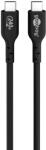 Goobay Sync & Charge USB-C apa - USB-C apa 2.0 Adat és töltő kábel - Fekete (1m) (61717) (61717)