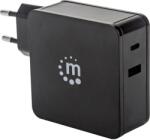 Manhattan 180214 mobiltelefon töltő Netbook, Táblagép Fekete Váltakozó áram Beltéri (180214) (180214)