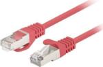 Lanberg PCF6-20CC F/UTP Cat6 RJ45 Patch kábel 1m - Piros 10-es csomag (PCF6-20CC-0100-R) (PCF6-20CC-0100-R)