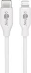 Goobay 39448 USB-C apa - Lightning apa 2.0 Adat és töltőkábel - Fehér (2m) (39448) (39448)
