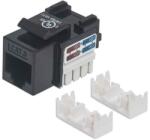 Intellinet Keystone Jack Cat6 Punch-down UTP schwarz (210720) (210720)