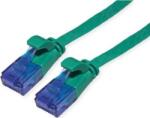 Valueline Patch kábel UTP CAT6a lapos kivitel, 0, 5m, zöld (21.99. 2040) (21.99.2040)