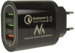 Maclean Energy MCE479B 3xUSB-A Hálózati töltő - Fekete (18W) (MCE479 B) (MCE479 B)