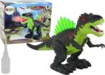 LeanToys Akkumulátoros Dinoszaurusz Készlet - Fényhatásokkal, Füsttel, Zöld (14736) (14736)