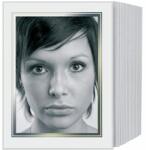 Daiber 20110 Endlospassepartouts 16x21 Képkeret - Fehér/ezüst (20110) (20110)