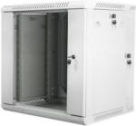 Lanberg 19" Fali rack szekrény 12U 600x600mm - Szürke (WF02-6612-10S)