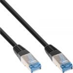 InLine 72855S hálózati kábel Fekete 0, 5 M Cat6a S/FTP (S-STP) (72855S) (72855S)