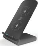Rebeltec W210 Univerzális Qi Asztali Telefontartó Állvány - Fekete (8_2286211) (8_2286211)