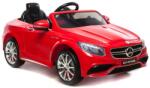 LEAN Toys Mercedes-benz S63 AMG 1748 12 V Elektromos Kisautó - 2.4 GHz, Szülői Távirányítóval, Nyitható Ajtóval, EVA Kerekekkel, Piros (5902808152293) (5902808152293)