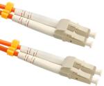 Qoltec 54030 LC/UPC Optikai Duplex kábel 50m - Narancssárga (54030) (54030)