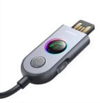 JOYROOM JR-CB6 Bluetooth 5.3 USB Autós Audio Reciever Adapter (JR-CB6 GRAY) (JR-CB6 GRAY)