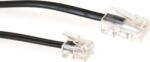 MicroConnect ACT RJ11 - RJ45 2.0m 2 M Fekete (Modular RJ11-RJ45 2M M/M Black) (Modular RJ11-RJ45 2M M/M Black)