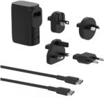 Belkin BoostCharge Hybrid USB-C / USB-A Hálózati utazótöltő - Fekete (25W) (BPZ003BT1MBK-B6) (BPZ003BT1MBK-B6)