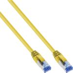 InLine 76821Y hálózati kábel Sárga 0, 25 M Cat6a S/FTP (S-STP) (76821Y) (76821Y)