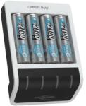 ANSMANN Comfort Smart 4x AA/AAA NiMH Akkumulátor gyorstöltő + 4db elem (4x AA - 2100mAh) (1001-0092-01) (1001-0092-01)