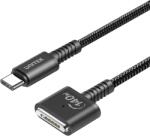 Unitek C14121BK-2M USB-C - MagSafe 2.0 töltő kábel - Fekete (2m) (C14121BK-2M) (C14121BK-2M)