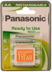 Panasonic HHR-3MVE/4BC AA akkumulátor 1900 mAh 4db-os Ready to use (HHR-3MVE/4BC) (HHR-3MVE/4BC)