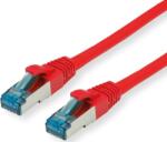 Valueline Patch kábel S/FTP, CAT6A, 1m, piros (PK-SFTP6A-010-RED) (PK-SFTP6A-010-RED)