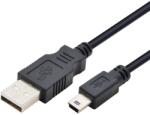 TB AKTBXKU3PBAW18B USB-A apa - MiniUSB-B apa 2.0 Adat és töltő kábel - Fekete (1.8m) (AKTBXKU3PBAW18B) (AKTBXKU3PBAW18B)