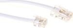 MicroConnect ACT RJ11 - RJ45 cable, White 1.0m 1 M Fehér (MPK451) (MPK451)