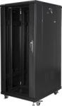 Lanberg 19" szabadon álló rack szekrény 27U/600X800 lapraszerelt, fekete (FF01-6827-12B) (FF01-6827-12B)
