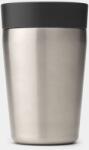 Brabantia Make&Take Insulated Flask duplafalú termoszbögre 200 ml, hideg és meleg italok számára, szivárgásmentes, snap lid fedél, r. m. acél, sötétszürke - 228728 (228728) (228728)