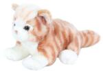 BEPPE Vörös Fekvő Cica plüss figura - 30 cm (13736) (13736)