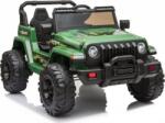 LEAN Toys CH9956 Jeep 12 7504 Elektromos Kisautó - 2.4 GHz, Szülői Távirányítóval, EVA Kerekekkel, Zöld (7504) (7504)