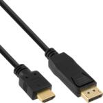 InLine B-17183 video átalakító kábel 3 M DisplayPort HDMI Fekete (B-17183) (B-17183)