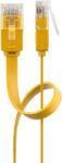 Goobay U/UTP CAT6 Lapos patch kábel 2m - Sárga (96414) (96414)