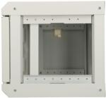 Extralink 10" Fali rack szekrény 4U 300x300mm - Szürke (EX. 14466) (EX.14466)