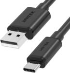 Unitek Y-C481BK USB-A apa - USB-C apa 2.0 Adat és töltőkábel - Fekete (0.5m) (Y-C481BK) (Y-C481BK)
