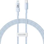 Baseus Gem USB-C apa - Lightning apa Adat és gyorstöltő kábel 1m - Kék (P10373001311-00) (P10373001311-00)