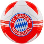  FC Bayern München Címerrel díszített matt Focilabda - Piros/Fehér (23cm) (120068) (120068)