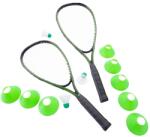 Pure4fun Badminton 13 részes Gyors tollaslabda szett - Fekete/Zöld (P4F200040) (P4F200040)