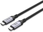 Unitek USB-C apa - USB-C apa Adat- és töltőkábel 240W 2m - Fekete (C14110GY-2M) (C14110GY-2M) - xupe