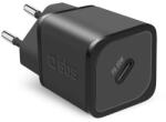 SBS PD USB-C Hálózati töltő - Fekete (20W) (TETRGAN1C20K) (TETRGAN1C20K)