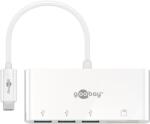 Goobay 62097 USB-C 3.0 Többportos adapterkártya-olvasó (62097) (62097)