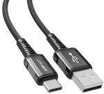 ACEFAST C1-04 USB-A - USB-C kábel 1.2m fekete (C1-04) (C1-04)