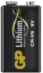 GP Batteries 9V-os elem, lítium, 9V, 800 mAh, CR-9V (6LR61), 6LR21, 6AM6, 6LP3146, MN1604, A1604, E Block, LR22 (6LR61) (6LR61)