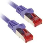 InLine 76400P hálózati kábel Lila 10 M Cat6 S/FTP (S-STP) (76400P) (76400P)