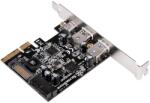 SilverStone ECU05 USB 3.1 Type-C / USB 3.0 Type-A PCIe portbővítő (SST-ECU05) (SST-ECU05)
