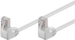 Goobay F/UTP CAT 5e Patch kábel 0.25m - Fehér (96060) (96060)