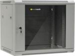 NETRACK 9U 19" fali rack szekrény 600x450mm levehető oldalú szürke (019-090-645-021) (019-090-645-021)