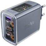 ACEFAST A45 hálózati töltő 2x USB-C 1xUSB-A 65W szürke (A45 Noble jade) (A45 Noble jade) (A45 Noble jade)