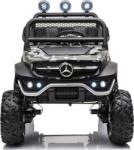 LEAN Toys Mercedes Unimog S 12 V Elektromos Kisautó 9348 - 4 db 35 W Motorral, Szülői Távirányítóval, Nyitható Ajtókkal, EVA Kerekekkel, Terep Színű (LEAN-9348) (LEAN-9348)