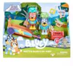 Moose Bluey 7 részes Gokart készlet 2 db figurával (BLU17357) (BLU17357)